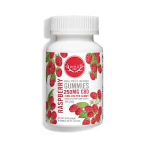 WYLD Raspberry CBD Gummies 250mg - THC Free (10 Count)