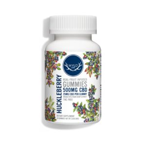 WYLD Huckleberry CBD Gummies 500mg - THC Free (20 Count)