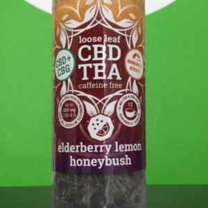 Elderberry Lemon Honeybush One Love Tea Full Spectrum CBD/CBG Tea 200mg