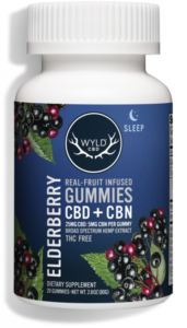 Elderberry Wyld CBD Broad Spectrum Sleep Gummies w/ CBN - THC FREE