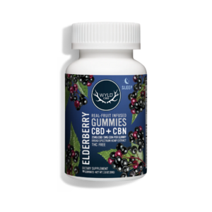 WYLD Elderberry 200mg Gummies CBD+CBN THC-Free (10 Count)