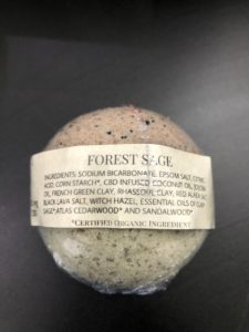 Forest Sage Bath Bomb Ocean Green Healing 150mg