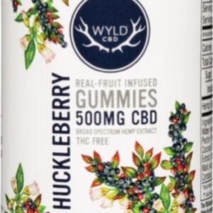 WYLD Huckleberry CBD Gummies 250mg - THC Free