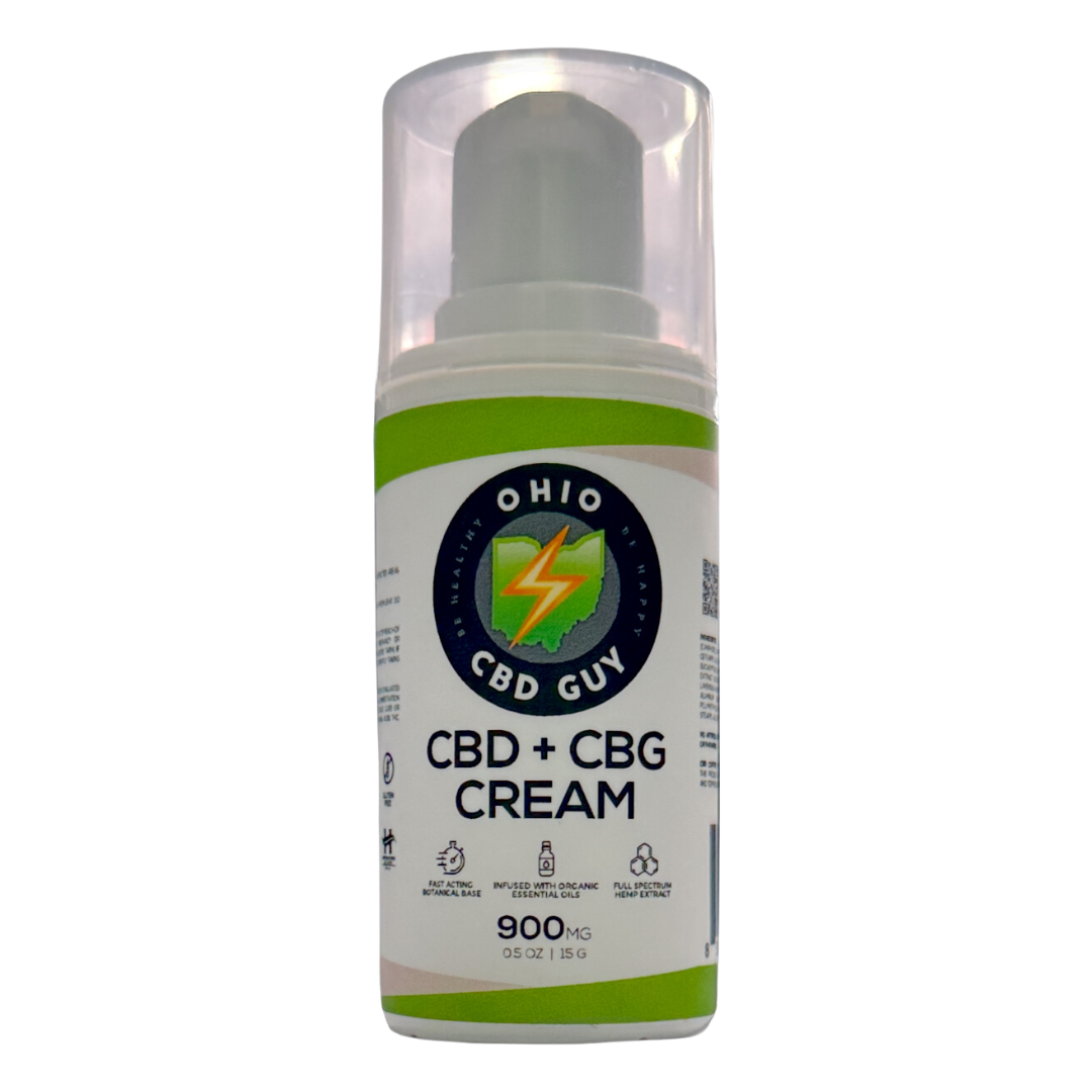Ohio CBD Guy 900mg CBD:CBG Full Spectrum Topical Cream - Ohio CBD Guy