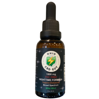 Ohio CBD Guy 1800mg THC free Nighttime Tincture